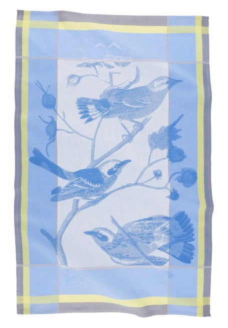 KAF Home Cotton Porto Jacquard Kitchen Towel, Birds