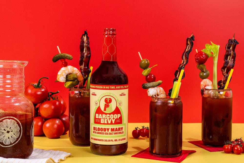 Bittermilk Bottling Co. Bloody Mary with Smoked Sea Salt and Chiles Cocktail Mixer, 1L