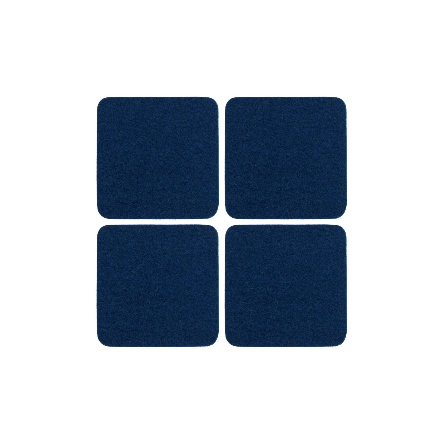 Graf Lantz - Bierfilzl Merino Wool Felt Square Coaster Solid 4 Pack