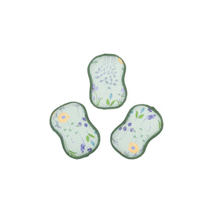 Once Again Home RE:usable Sponges - Serenity Floral, Set of 3