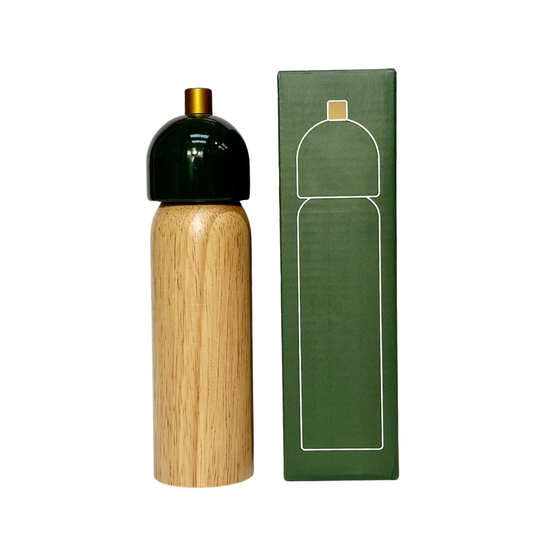 MÆGEN Salt & Pepper Grinder, Green & Gold