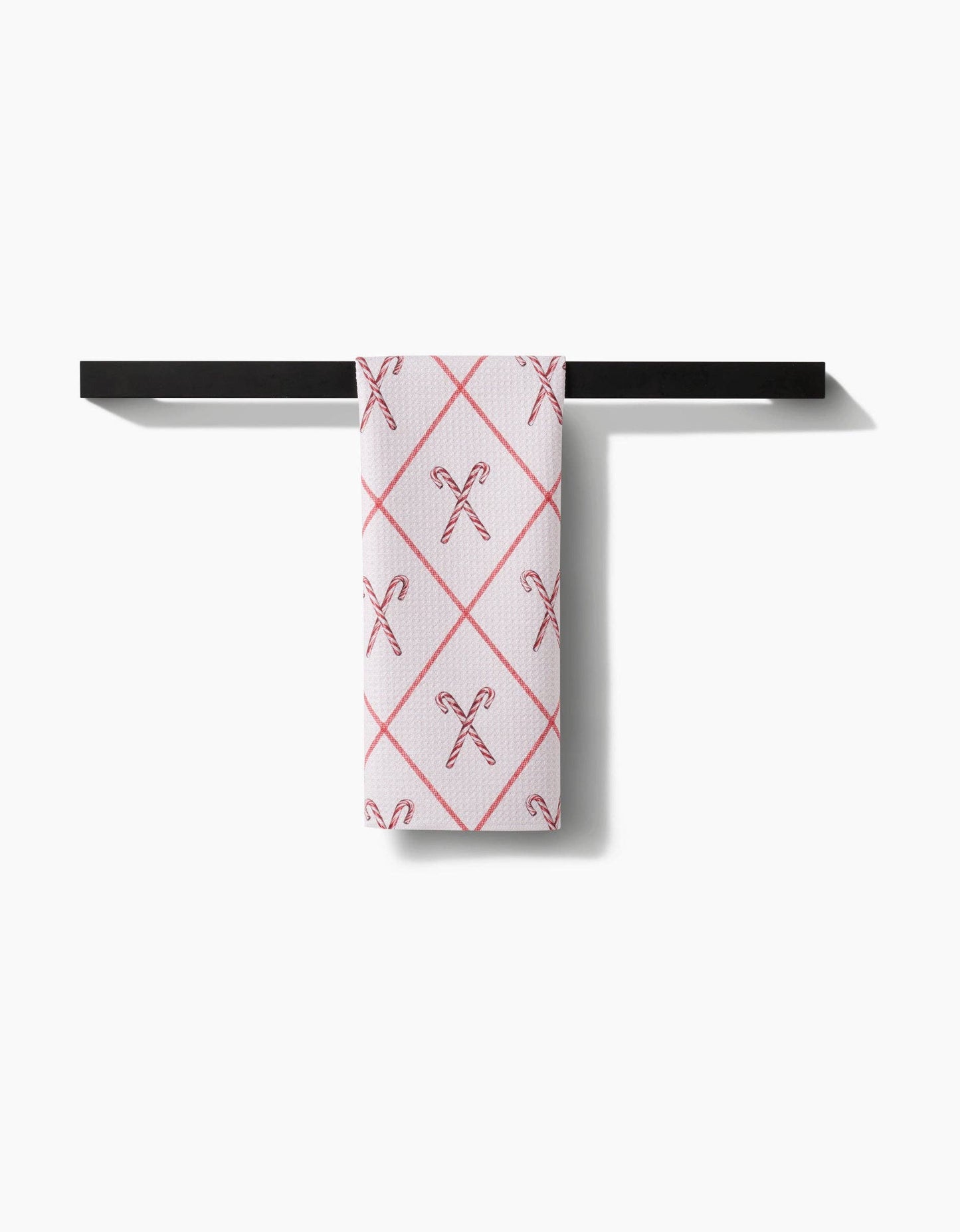 Geometry - Festive Candy Canes Tea Towels