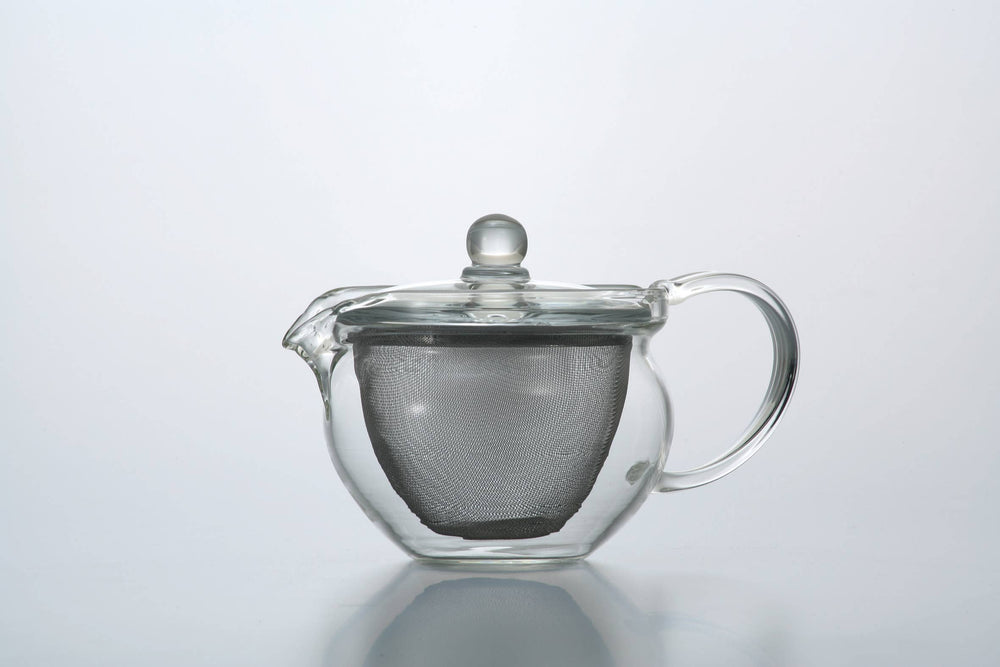 Hario Cha Cha Kyusu Maru - Heatproof Glass Tea Pot