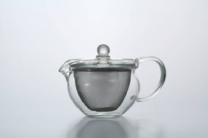 Hario Cha Cha Kyusu Maru - Heatproof Glass Tea Pot