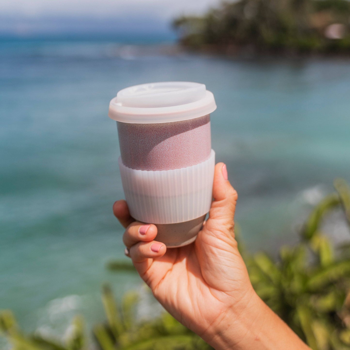 Nova Ceramic Horizon Ceramic Travel Mug, 12oz