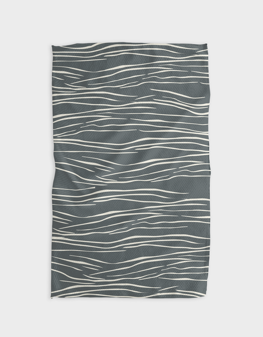 Geometry - Flowing Midnight Tea Towel