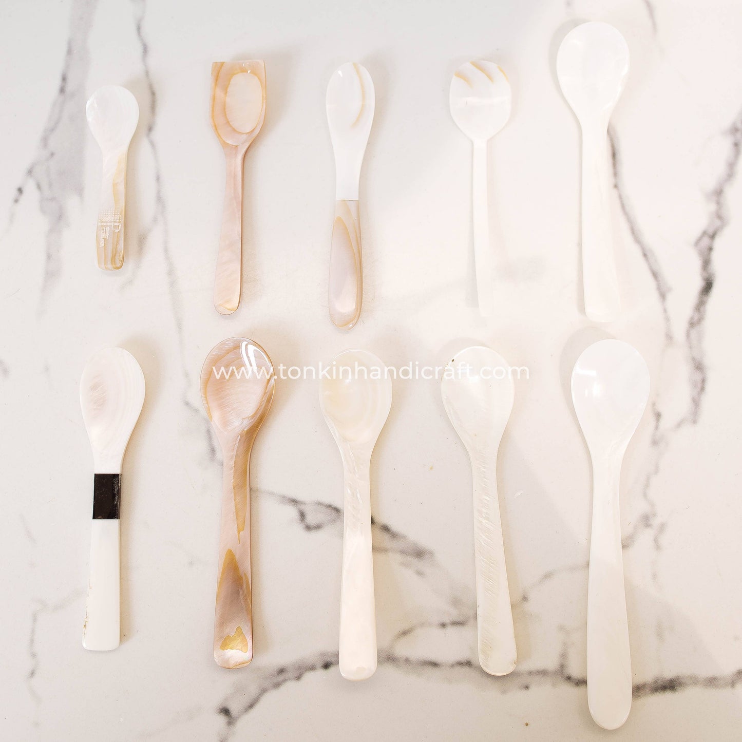 Mother of Pearl Seashell Spoon