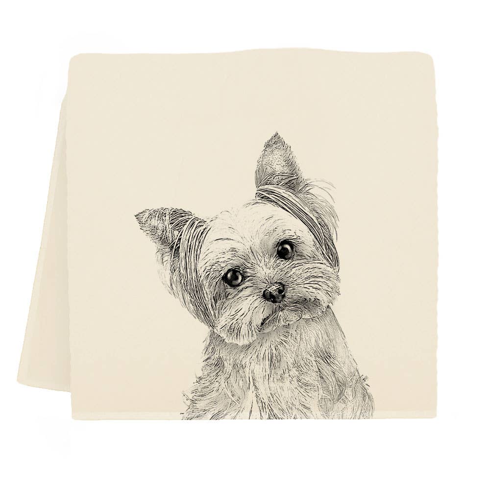 Eric & Christopher - Yorkie Tea Towel