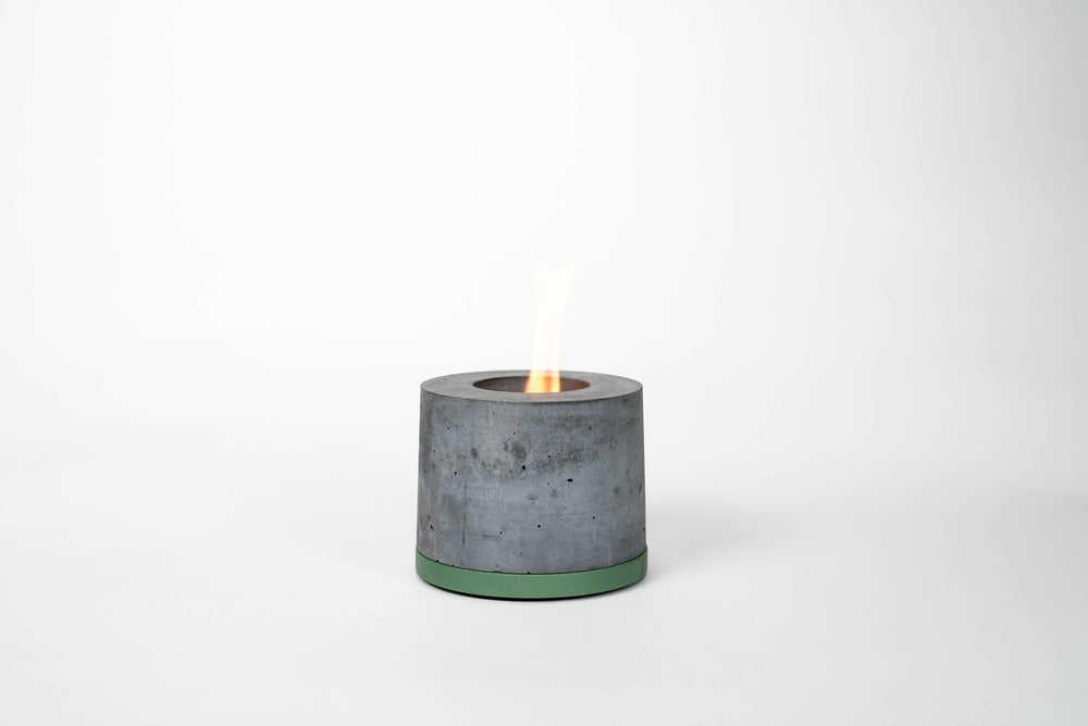 FLIKRFIRE® Table Top Fireplace: Silver