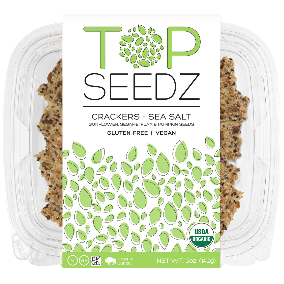Top Seedz Sea Salt Crackers, 5oz