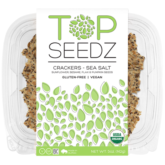 Top Seedz Sea Salt Crackers, 5oz
