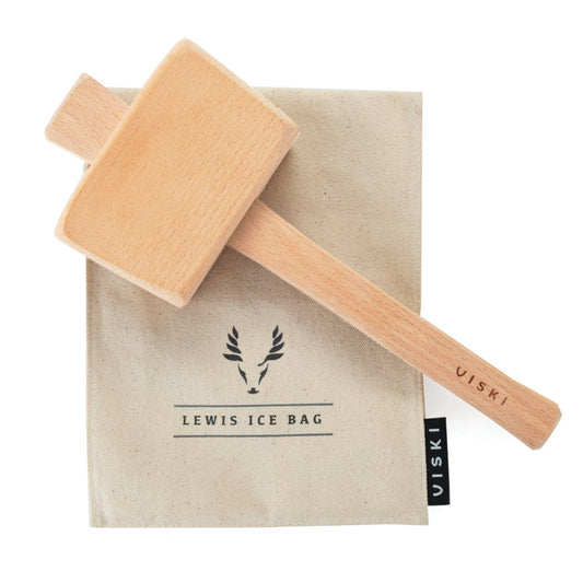 Professional Lewis Canvas Ice Bag and Beechwood Mallet