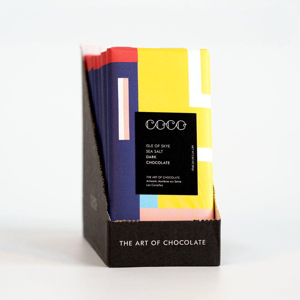 COCO Chocolatier - Isle of Skye Sea Salt Dark Chocolate Bar