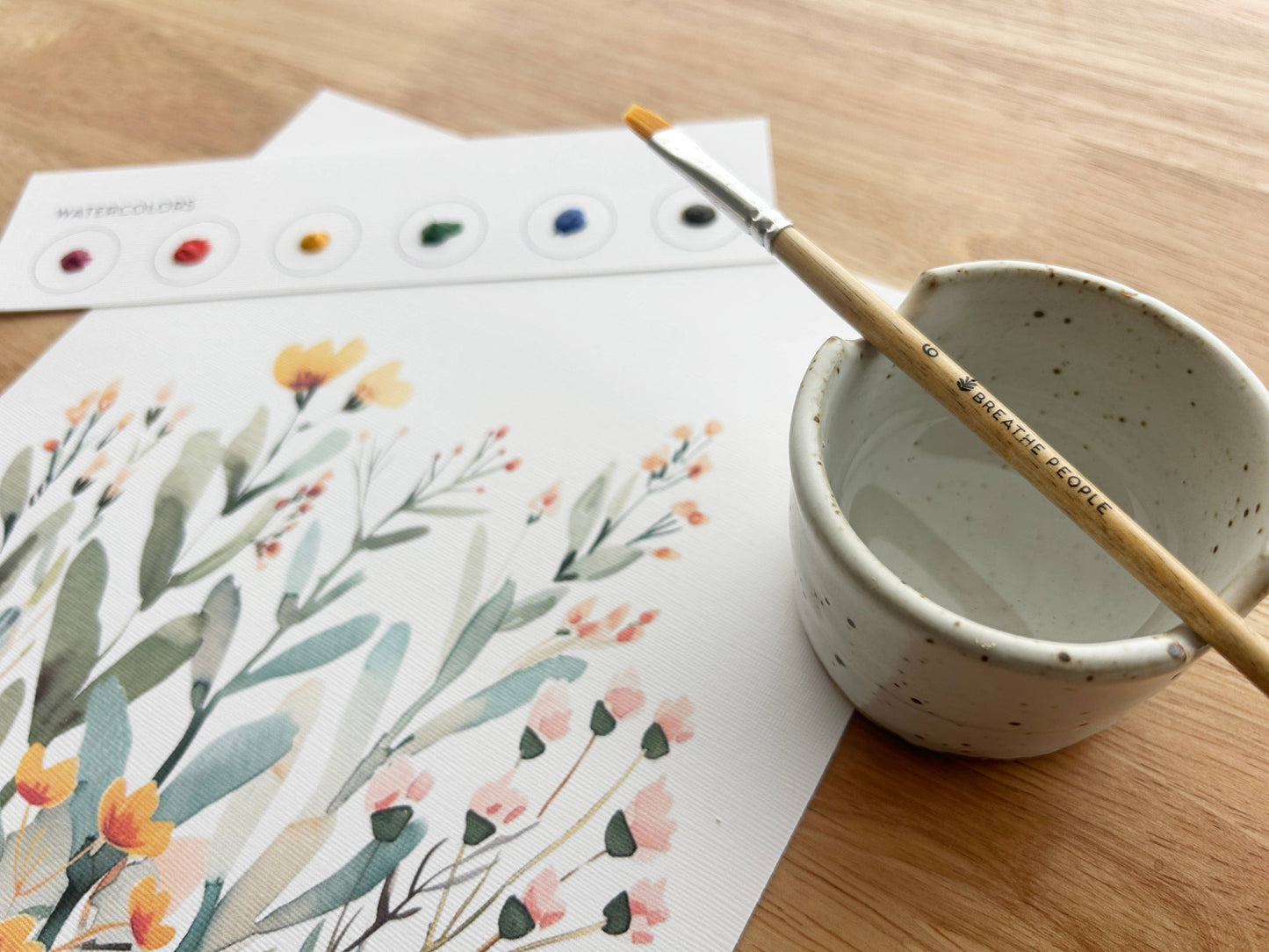 Breathe People All-In-One Watercolor Paint Set - Desert Bloom