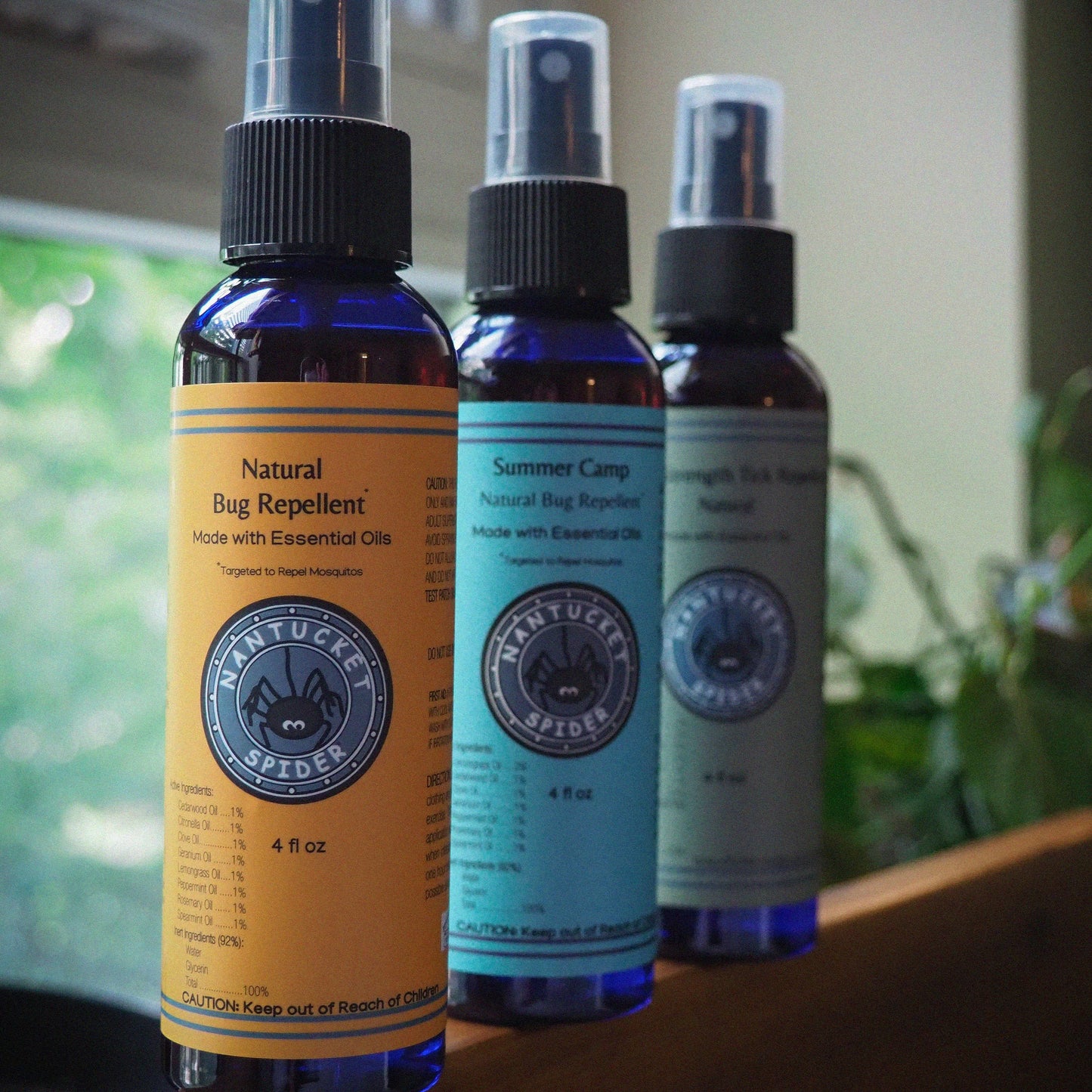 Nantucket Spider Summer Camp Natural Bug Repellent Spray for Kids