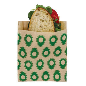 Lunchskins - Compostable Sandwich Bags Avocado 50 Count