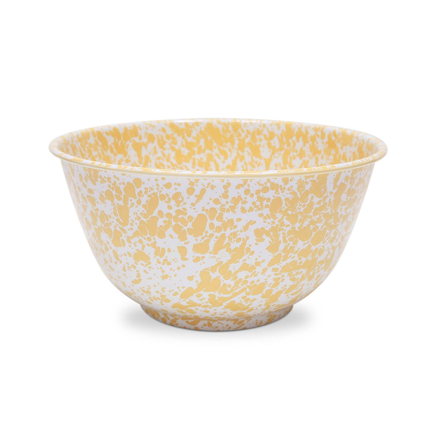 Crow Canyon Home Splatter Enamelware Large Salad Bowl