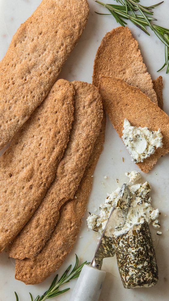 Potters Table - Salted Olive Oil Flatbreads