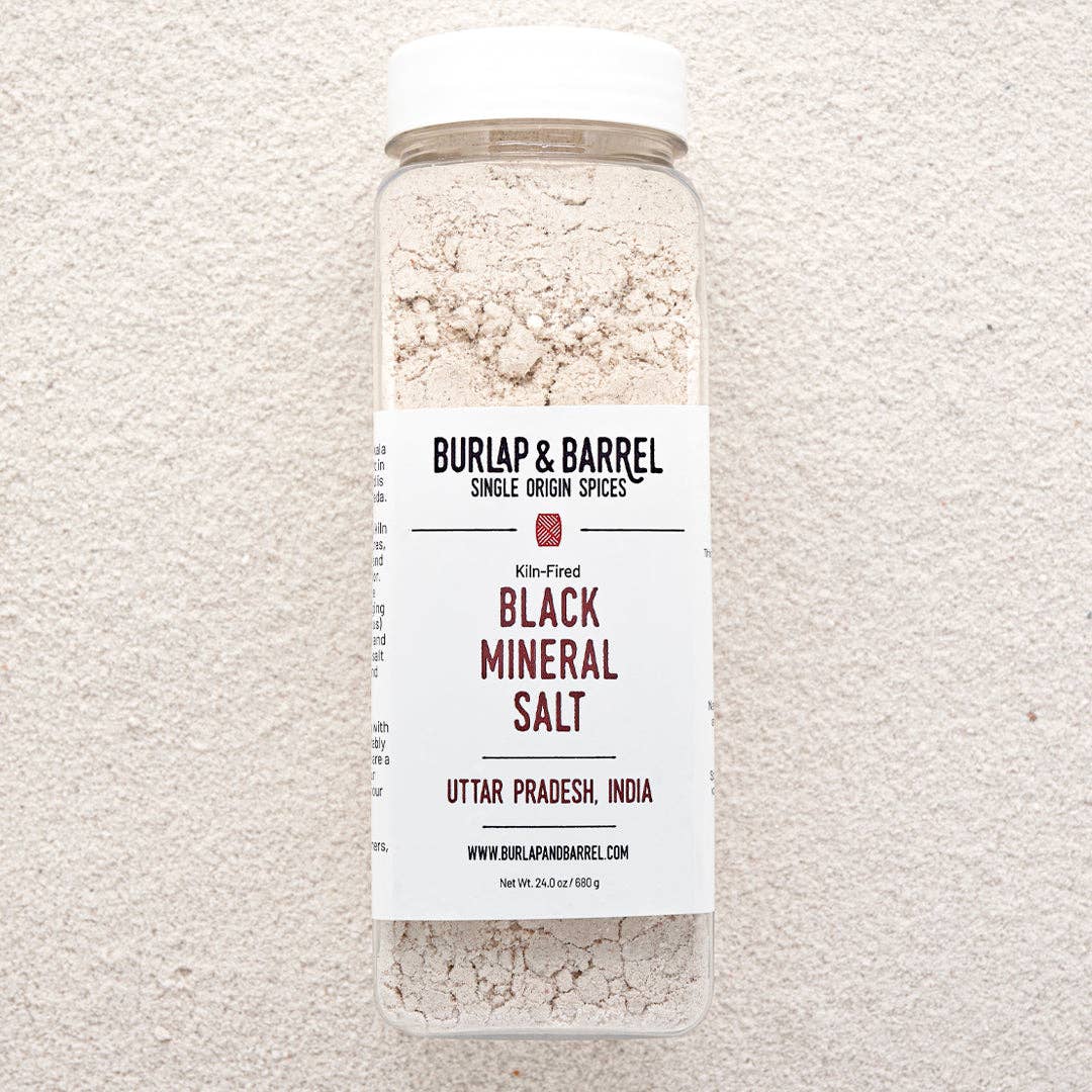 Burlap & Barrel Black Mineral Salt (Kala namak), 2.5 oz