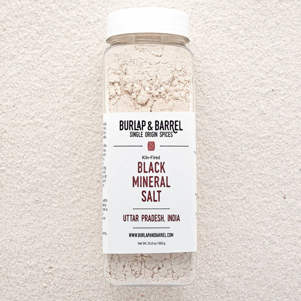 Burlap & Barrel - Black Mineral Salt (Kala namak) - Single Origin Spice