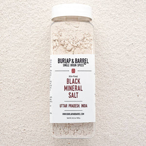 Burlap & Barrel - Black Mineral Salt (Kala namak) - Single Origin Spice