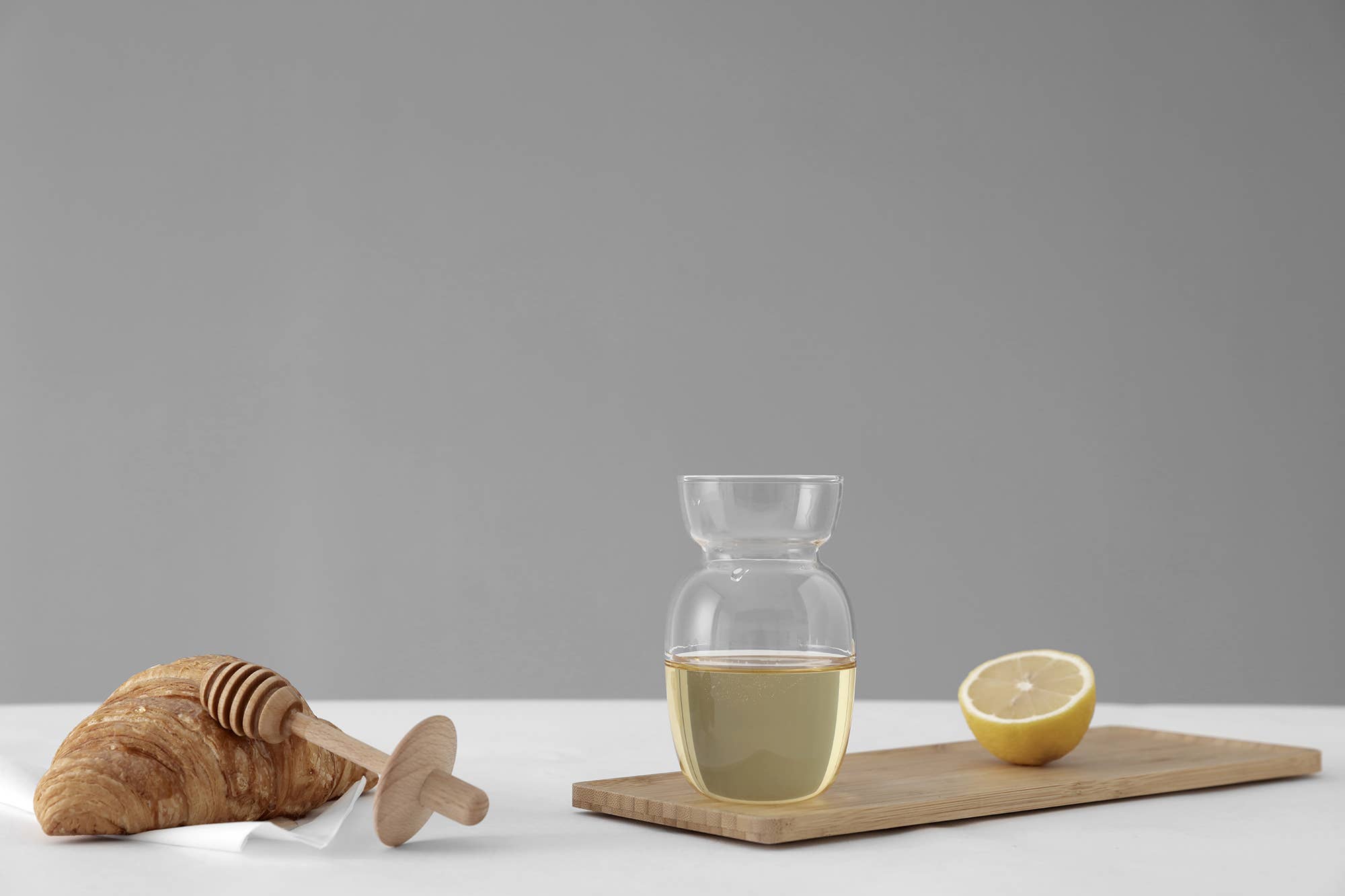 VIVA Scandinavia Handmade Glass Honey Jar - Thumbnail 2