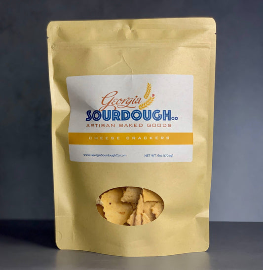 Georgia Sourdough Cheese Crackers, 6 oz