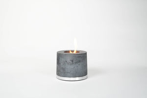 FLIKRFIRE® Table Top Fireplace: Silver