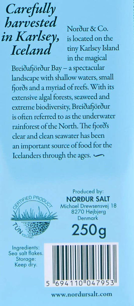 Nordur Salt-Arctic Sea Salt Premium Tin Can, 4.4oz