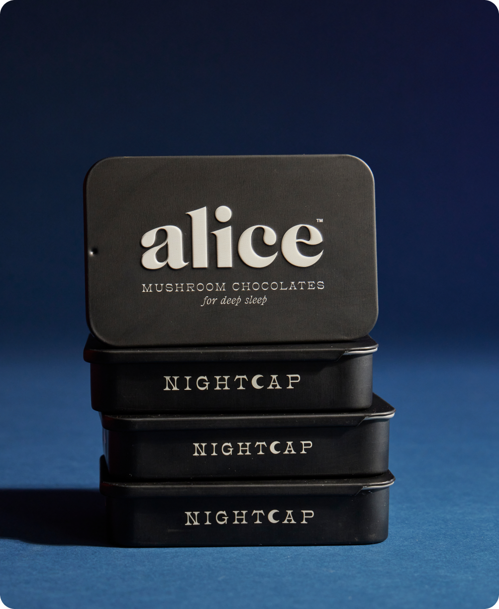 Alice Mushrooms Nightcap Mushroom Chocolates for Deep Sleep