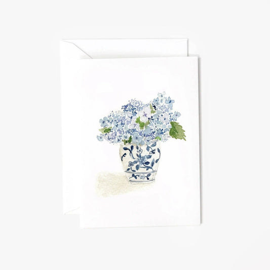 emily lex studio Hydrangea Bouquet Mini Notecard