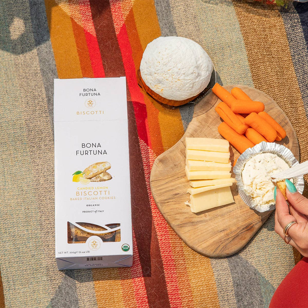 Bona Furtuna Organic Candied Lemon Biscotti