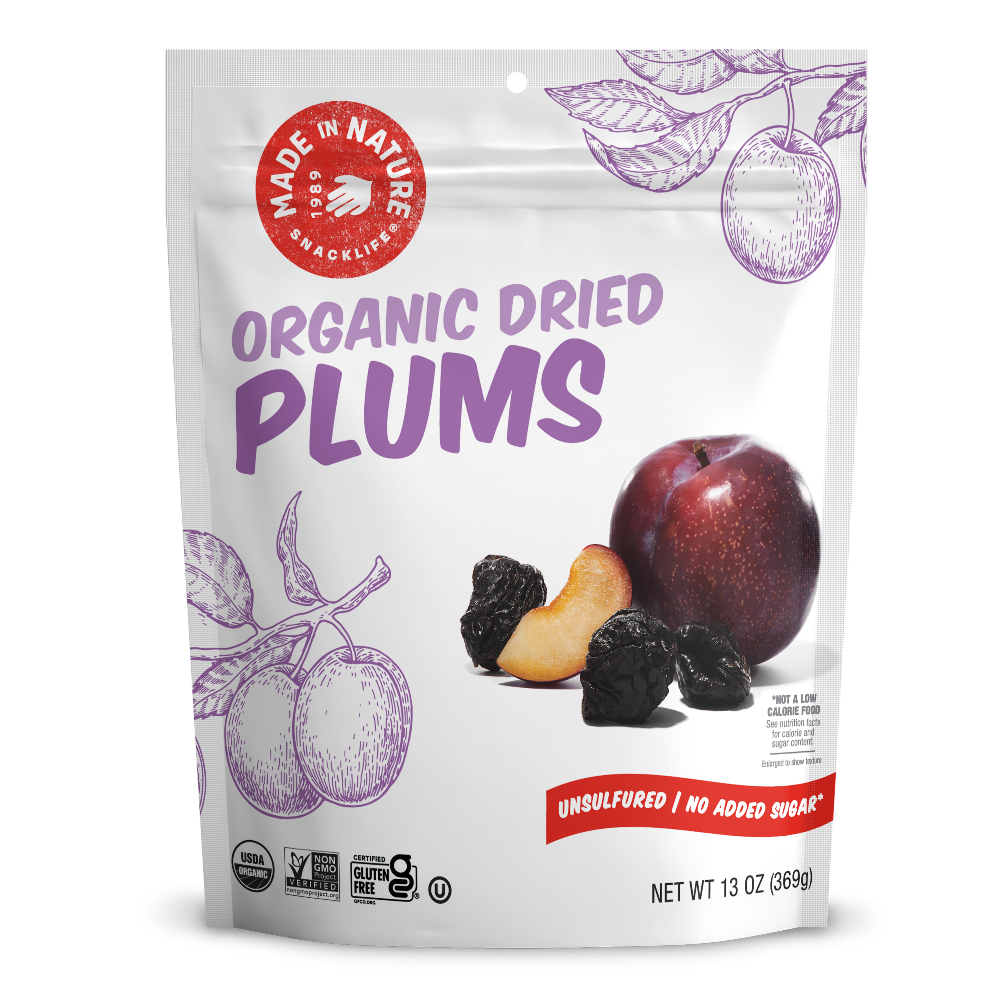 Made In Nature Dried Plums, 6oz
