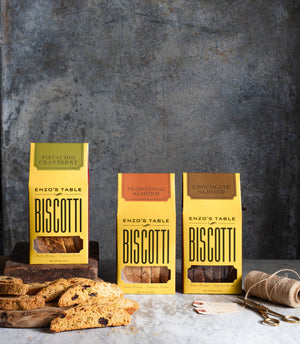Enzo’s Table Chocolate Almond Biscotti, 8 Oz