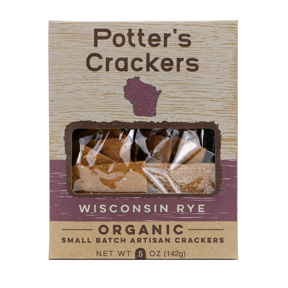 Potter’s Crackers - Potter's Crackers Organic Wisconsin Rye Crackers - 5 oz