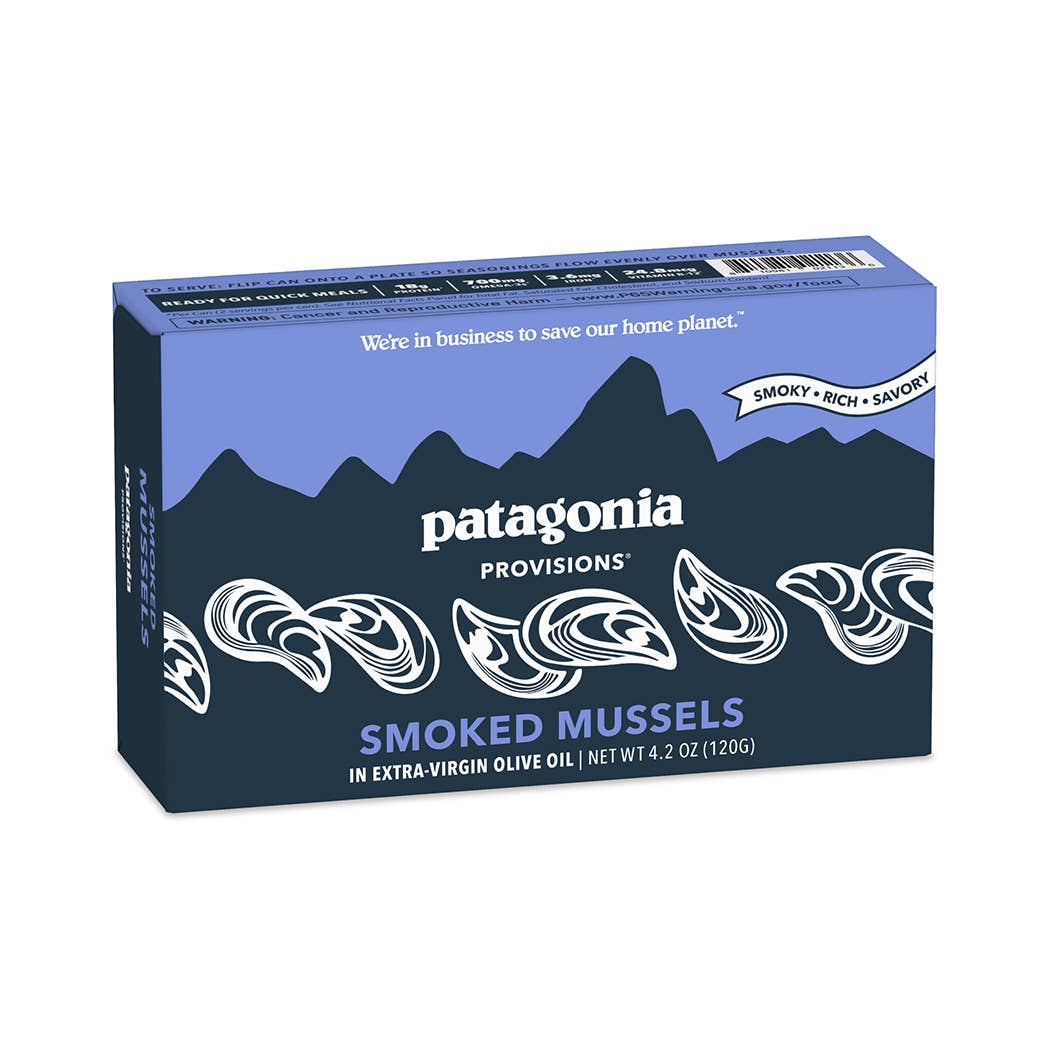 Patagonia Provisions Smoked Mussels, 4.2 oz