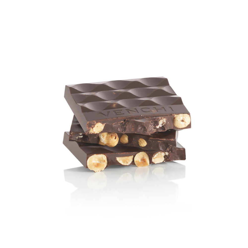 Venchi 70% Dark Chocolate Hazelnut Crunch Bar