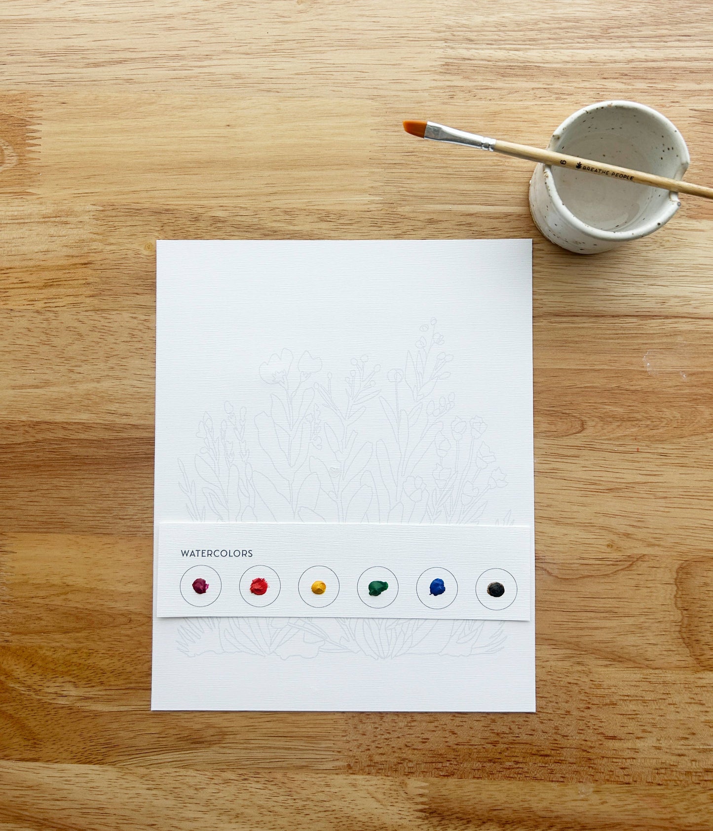 Breathe People All-In-One Watercolor Paint Set - Desert Bloom