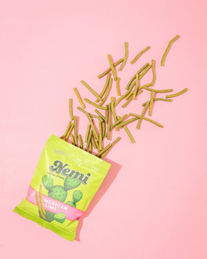 Nemi Snacks - Mexican Lime - Crunchy Nopales Cactus Snacks