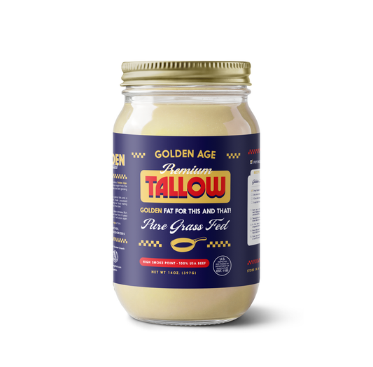 Golden Age Fats Grass Fed Beef Tallow, 14oz