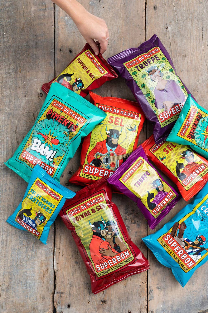 Superbon Chips de Madrid - Salt Potato Chips, 135g