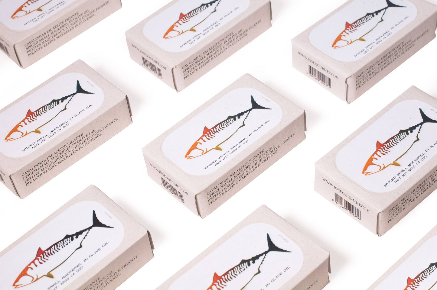 José Gourmet Smoked Small Mackerel in Olive Oil, 120g