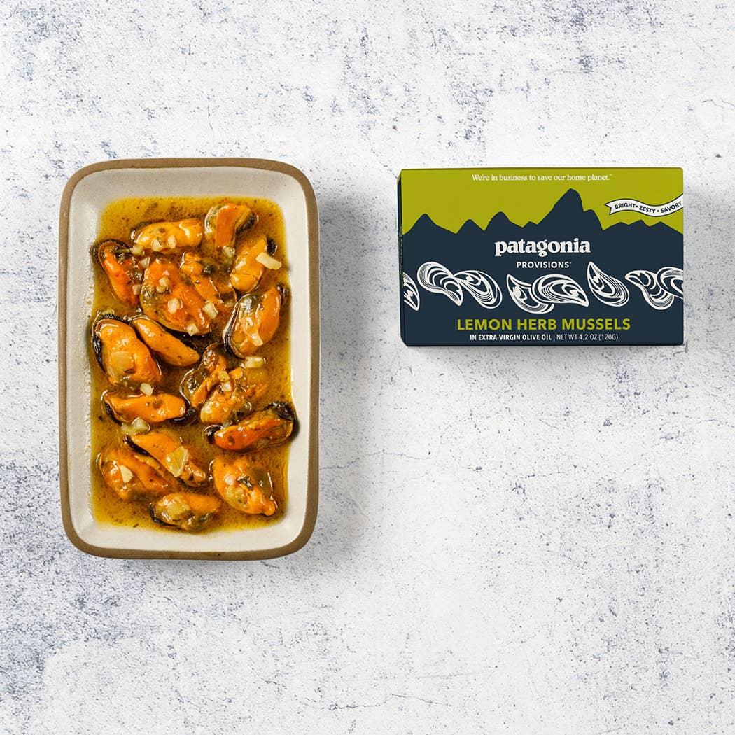 Patagonia Provisions Tinned Lemon Herb Mussels