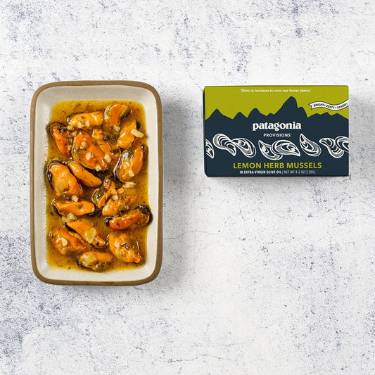 Patagonia Provisions Tinned Lemon Herb Mussels