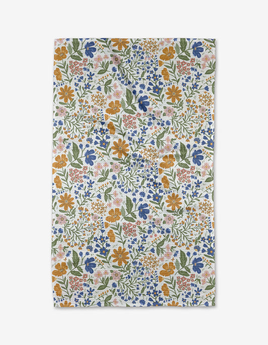Geometry - Cottage Meadow Pastel Tea Towel