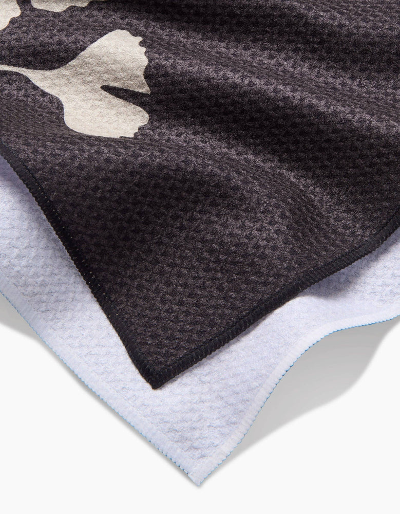 Geometry - Midnight Ginkgo Tea Towel