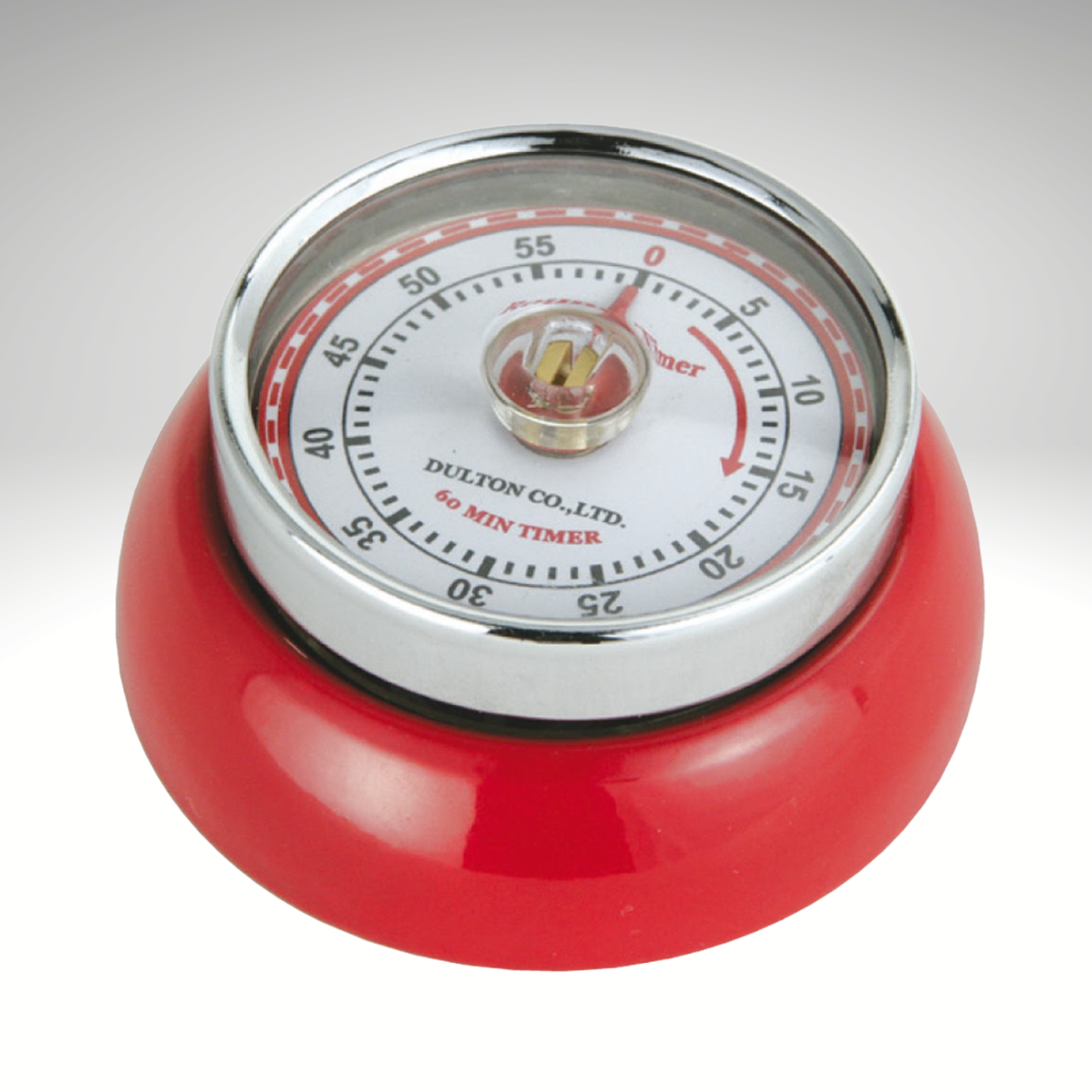 Retro Kitchen Timer, Red