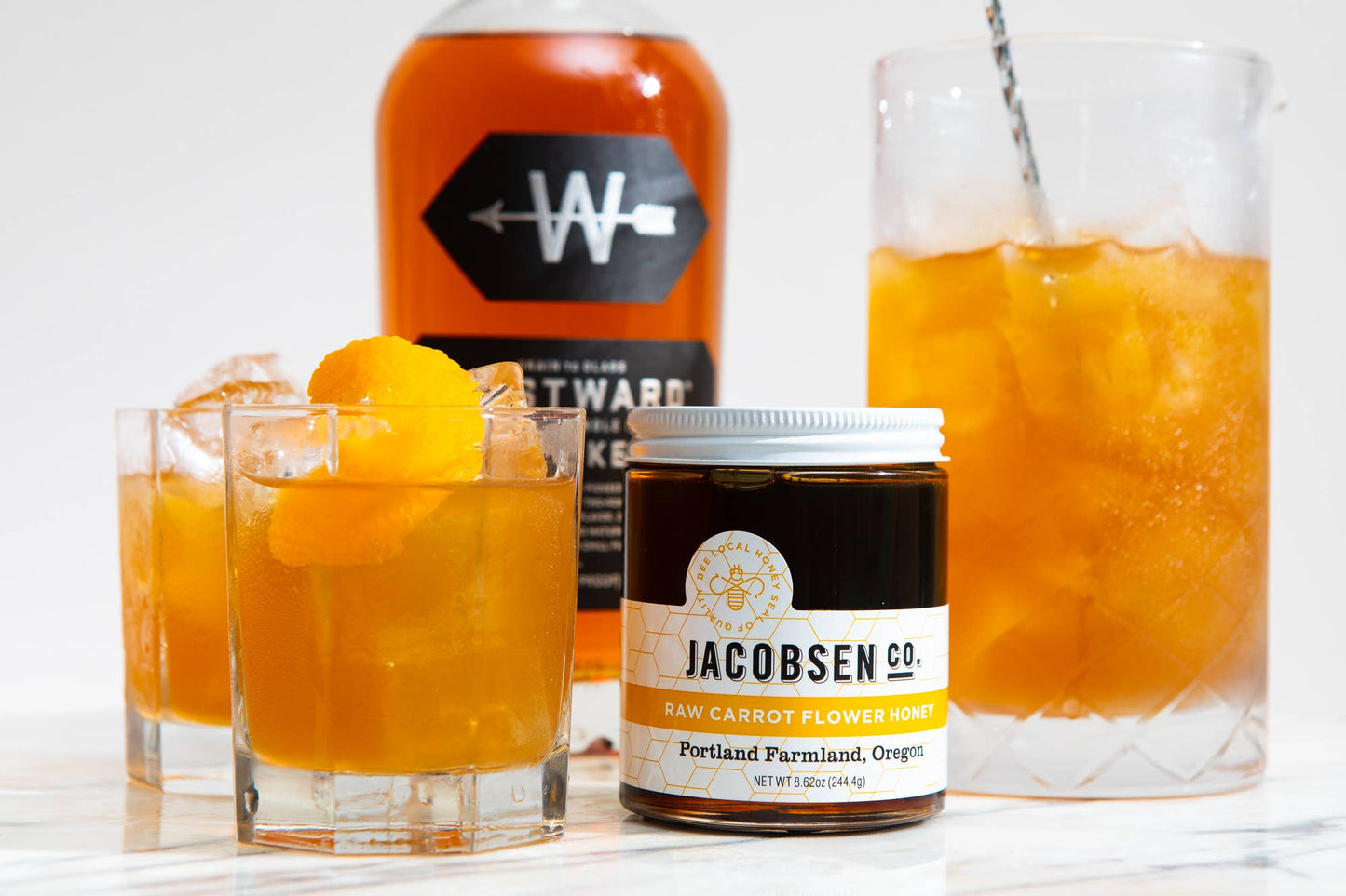 Jacobsen Salt Raw Carrot Flower Honey, Single Origin Honey