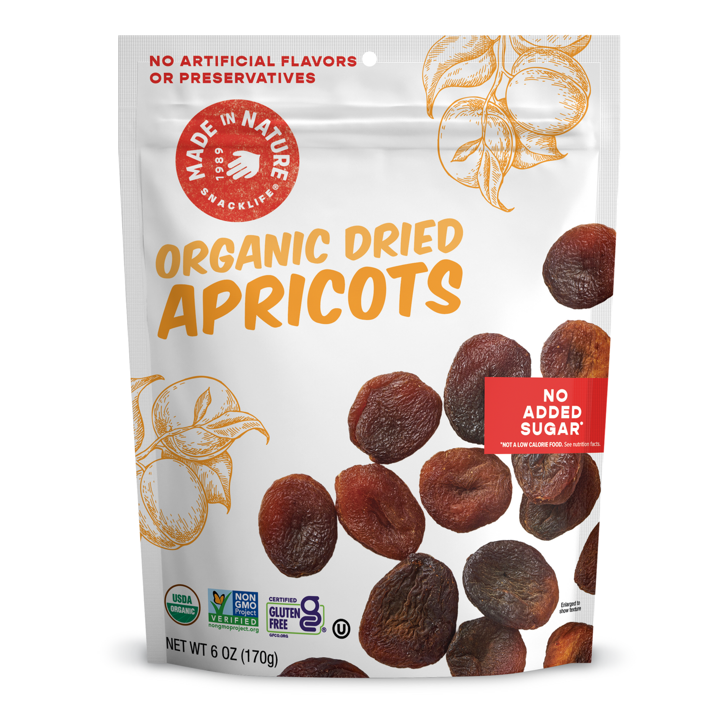 Made In Nature Dried Apricots, 6oz