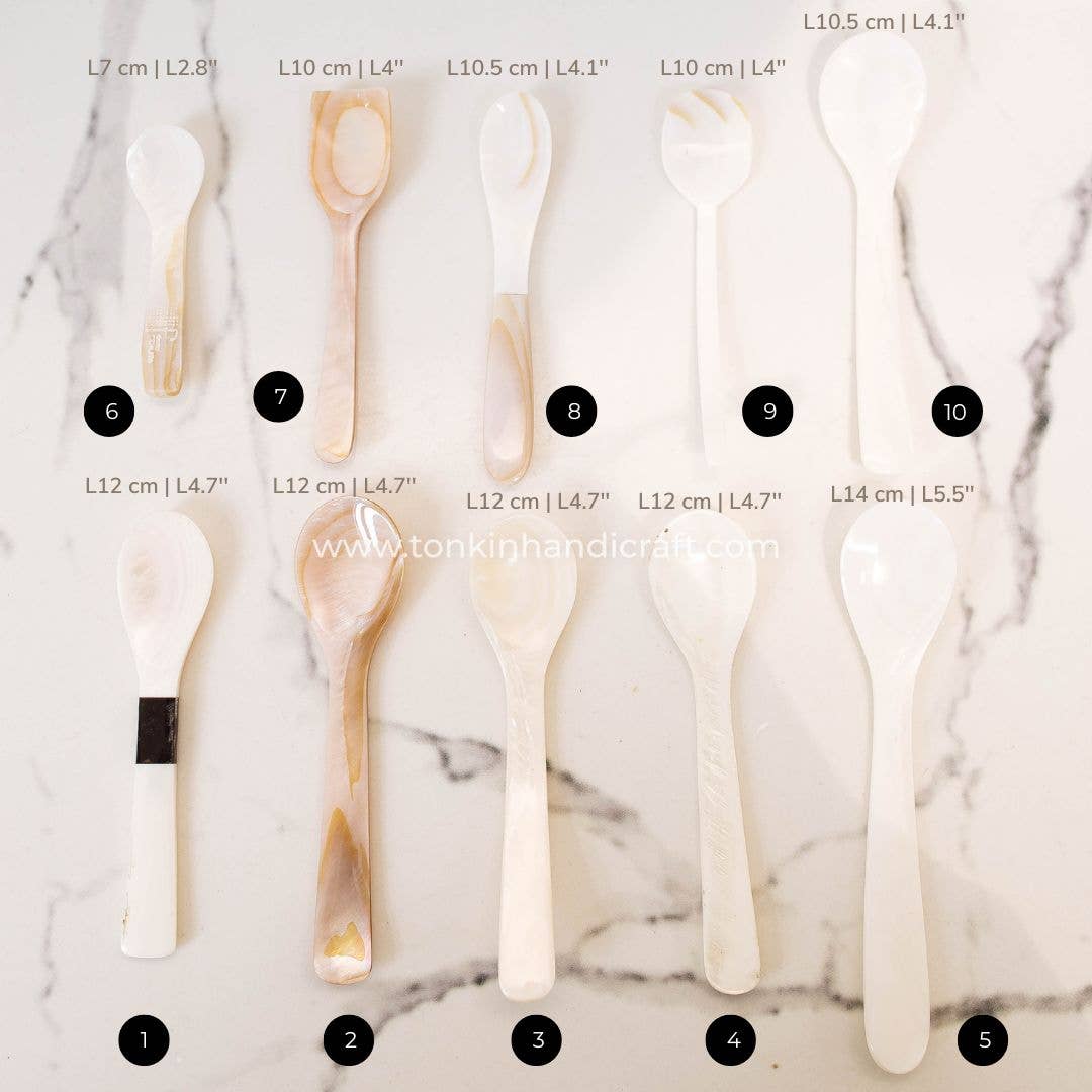 Mother of Pearl Seashell Spoon